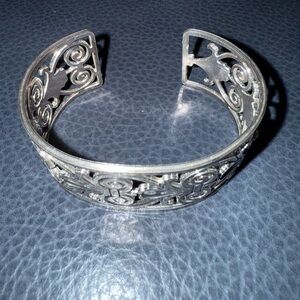 Intricate Silver Cuff Bracelet